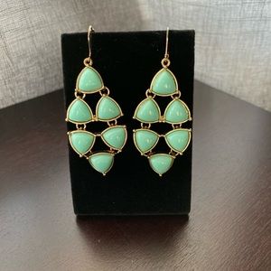 Turquoise and Gold Earrings